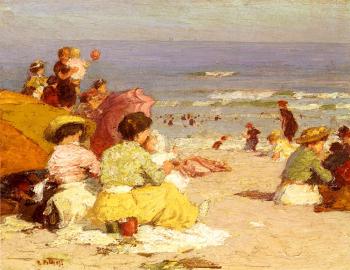 愛德華 亨利 波特哈斯特 Beach Scene 愛德華 亨利 波特哈斯特 Beach Scene